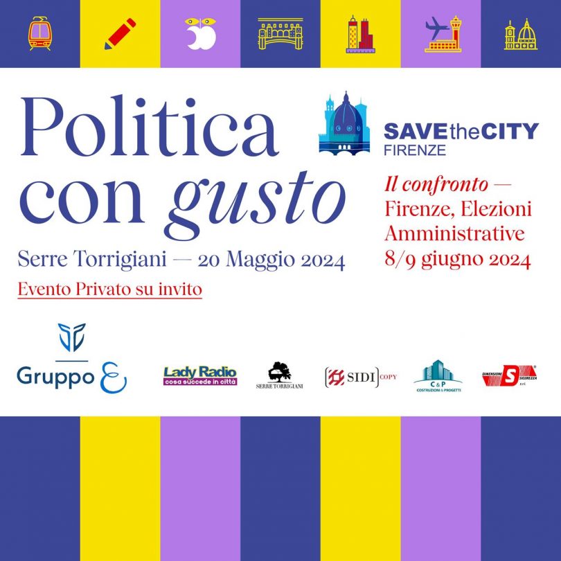 locandina politica con gusto 2024
