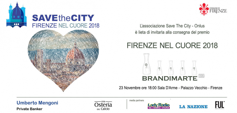 invito premio firenze nel cuore 2018